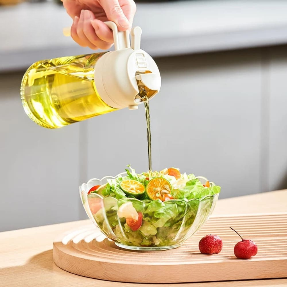 2-in-1 Oil Sprayer & Dispenser Bottle – 500 ml