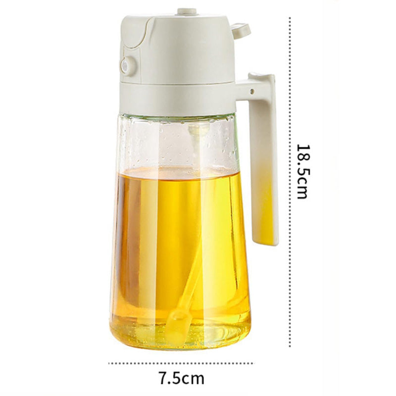 2-in-1 Oil Sprayer & Dispenser Bottle – 500 ml