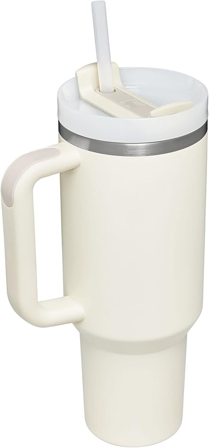 Stanley Quencher Flowstate Tumbler | 40 OZ White