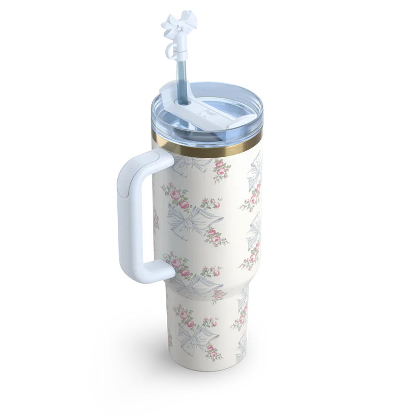 Stanley x LoveShackFancy Quencher 40oz - Beaux Blue (Gift Box)