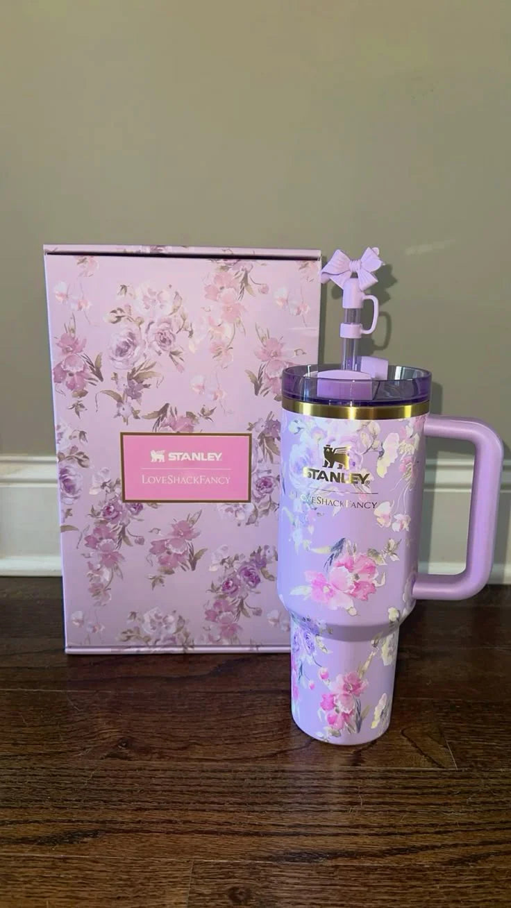 Stanley x LoveShackFancy Quencher 40oz - Happy Thoughts (Gift Box)